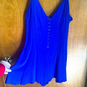 Cobalt blue romper
